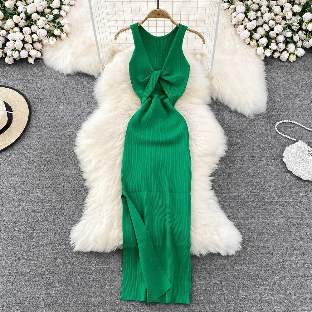 Abito lungo da donna Avvolgente sui fianchi - Sogni di moda - Sogni di moda - 14:771;5:200003528 - YuooMuoo Women Dress Sexy Wrap Hips Two Sides Available Split One - Piece Long Dress Fashion Knot Knitted Bodycon Party Robe Femme - Sogni di moda - Sogni di moda - 14:771;5:200003528 - YuooMuoo Women Dress Sexy Wrap Hips Two Sides Available Split One - Piece Long Dress Fashion Knot Knitted Bodycon Party Robe Femme - Sogni di moda - Beige - One Size - Beige - One Size -