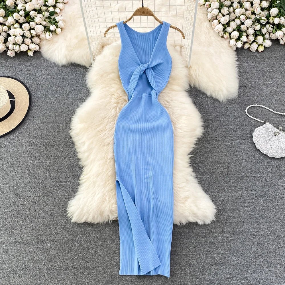Abito lungo da donna Avvolgente sui fianchi - Sogni di moda - Sogni di moda - 14:771;5:200003528 - YuooMuoo Women Dress Sexy Wrap Hips Two Sides Available Split One - Piece Long Dress Fashion Knot Knitted Bodycon Party Robe Femme - Sogni di moda - Sogni di moda - 14:771;5:200003528 - YuooMuoo Women Dress Sexy Wrap Hips Two Sides Available Split One - Piece Long Dress Fashion Knot Knitted Bodycon Party Robe Femme - Sogni di moda - Beige - One Size - Beige - One Size -