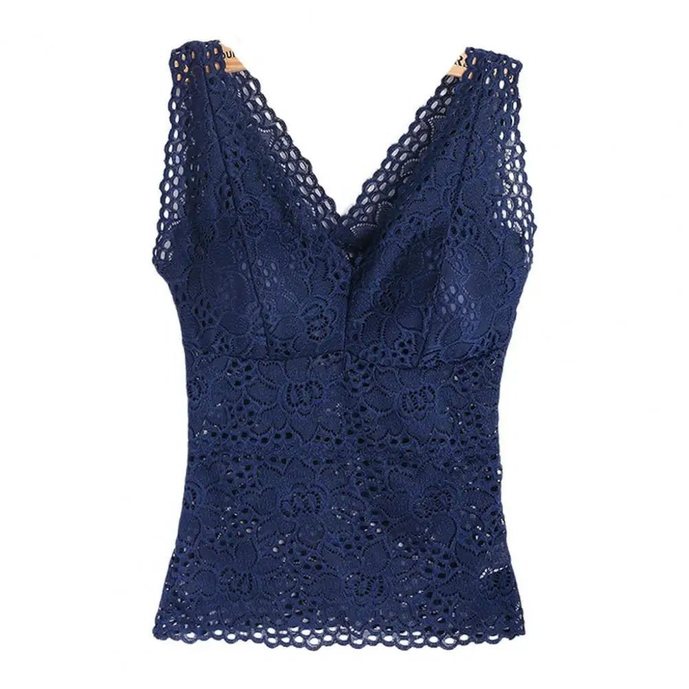 Canotta da donna con scollo a V, con imbottiture, spalline sottili, reggiseno lungo in pizzo sexy, gilet all'uncinetto, interno indossato - Sogni di moda - Sogni di moda - 14:175#Royal Blue;5:100014065 - Womens Tank Top V - neck Skeleton with Pads Spaghetti Straps Sexy Lace Long Bra Crochet Vest Inside Wear - Sogni di moda - Sogni di moda - 14:175#Royal Blue;5:100014065 - 48216328896859|48216329060699|48216329093467|48216329224539|48216329322843 - Royal Blue - XL - Royal Blue - XL -