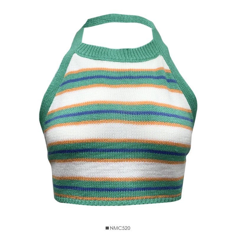 HELIAR Donne A Righe Senza Schiena Senza Schiena Halter Top Da Donna Lavorato A Maglia Crop Canotte Fasciatura Carino Top Donne 2024 Estate - Sogni di moda - Sogni di moda - 14:175#GREEN;5:200003528 - HELIAR Donne A Righe Senza Schiena Senza Schiena Halter Top Da Donna Lavorato A Maglia Crop Canotte Fasciatura Carino Top Donne 2024 Estate - Sogni di moda - Sogni di moda - 14:175#GREEN;5:200003528 - 48216287019355 - GREEN - One Size - GREEN - One Size -