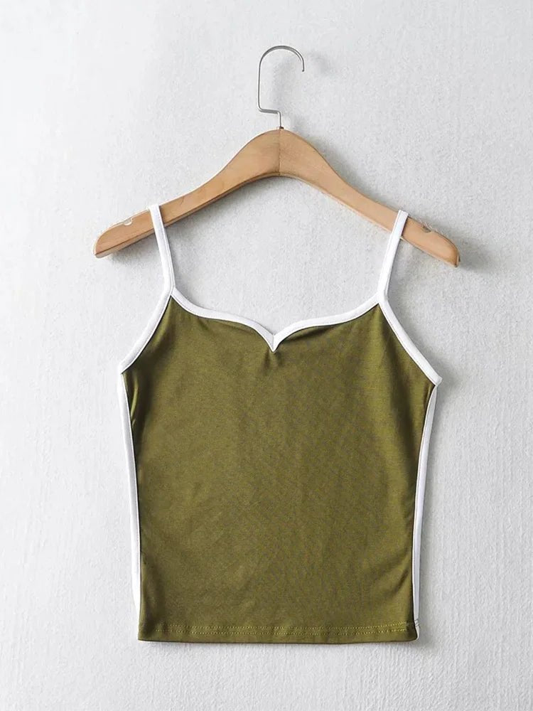 Top corto nero estate sexy top donne 2024 spaghetti strap top casual con scollo a V camis maglia senza maniche cami top verde militare cami grigio - Sogni di moda - Sogni di moda - 14:175;5:100014064 - Top corto nero estate sexy top donne 2024 spaghetti strap top casual con scollo a V camis maglia senza maniche cami top verde militare cami grigio - Sogni di moda - Sogni di moda - 14:175;5:100014064 - 48216289050971|48216289182043|48216289247579 - Green - S - Green - S -