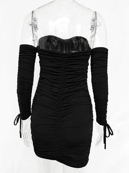 Abito donna mini arricciato Estate 2024 - Sogni di moda - Sogni di moda - 14:366;5:100014064 - Abito donna mini arricciato Estate 2024 - Yellow - S - 