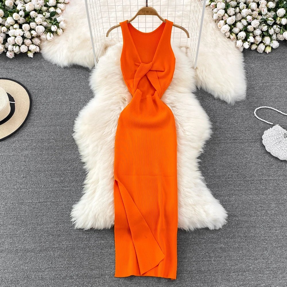Abito lungo da donna Avvolgente sui fianchi - Sogni di moda - Sogni di moda - 14:771;5:200003528 - YuooMuoo Women Dress Sexy Wrap Hips Two Sides Available Split One - Piece Long Dress Fashion Knot Knitted Bodycon Party Robe Femme - Sogni di moda - Sogni di moda - 14:771;5:200003528 - YuooMuoo Women Dress Sexy Wrap Hips Two Sides Available Split One - Piece Long Dress Fashion Knot Knitted Bodycon Party Robe Femme - Sogni di moda - Beige - One Size - Beige - One Size - 
