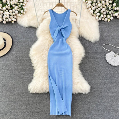 Abito lungo da donna Avvolgente sui fianchi - Sogni di moda - Sogni di moda - 14:771;5:200003528 - YuooMuoo Women Dress Sexy Wrap Hips Two Sides Available Split One - Piece Long Dress Fashion Knot Knitted Bodycon Party Robe Femme - Sogni di moda - Sogni di moda - 14:771;5:200003528 - YuooMuoo Women Dress Sexy Wrap Hips Two Sides Available Split One - Piece Long Dress Fashion Knot Knitted Bodycon Party Robe Femme - Sogni di moda - Beige - One Size - Beige - One Size - 