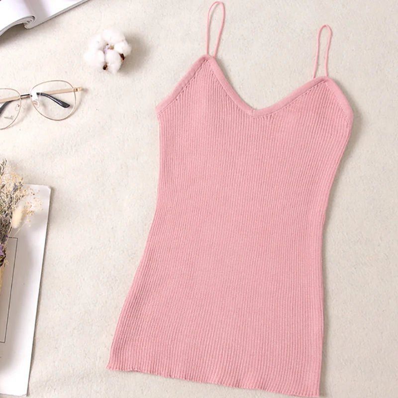 HELIAR Donne Solido Senza Maniche Di Base Crop Top Spaghetti Con Cinturino A O - Collo Canotte Slim Fit Plain Top Per Le Donne 2024 Estate - Sogni di moda - Sogni di moda - 14:1052#PINK;5:200003528 - HELIAR Donne Solido Senza Maniche Di Base Crop Top Spaghetti Con Cinturino A O - Collo Canotte Slim Fit Plain Top Per Le Donne 2024 Estate - Sogni di moda - Sogni di moda - 14:1052#PINK;5:200003528 - 48216290820443 - PINK - One Size - PINK - One Size - 