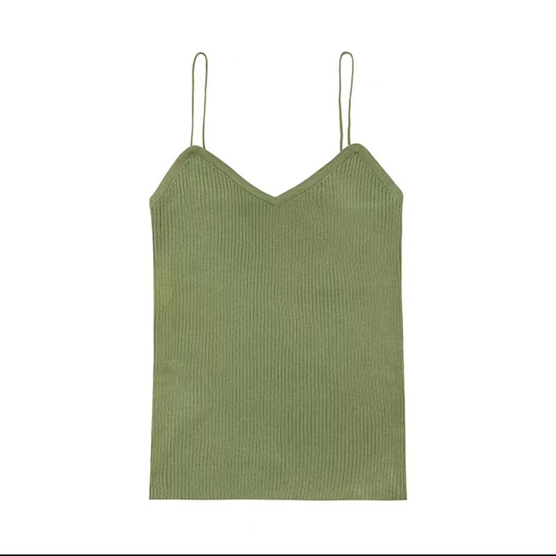 HELIAR Donne Solido Senza Maniche Di Base Crop Top Spaghetti Con Cinturino A O - Collo Canotte Slim Fit Plain Top Per Le Donne 2024 Estate - Sogni di moda - Sogni di moda - 14:175#GREEN;5:200003528 - HELIAR Donne Solido Senza Maniche Di Base Crop Top Spaghetti Con Cinturino A O - Collo Canotte Slim Fit Plain Top Per Le Donne 2024 Estate - Sogni di moda - Sogni di moda - 14:175#GREEN;5:200003528 - 48216290623835 - GREEN - One Size - GREEN - One Size - 
