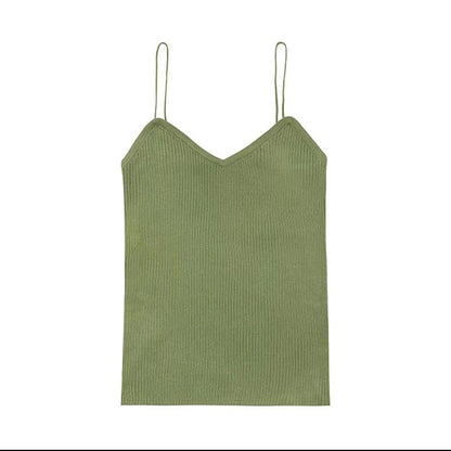 HELIAR Donne Solido Senza Maniche Di Base Crop Top Spaghetti Con Cinturino A O - Collo Canotte Slim Fit Plain Top Per Le Donne 2024 Estate - Sogni di moda - Sogni di moda - 14:175#GREEN;5:200003528 - HELIAR Donne Solido Senza Maniche Di Base Crop Top Spaghetti Con Cinturino A O - Collo Canotte Slim Fit Plain Top Per Le Donne 2024 Estate - Sogni di moda - Sogni di moda - 14:175#GREEN;5:200003528 - 48216290623835 - GREEN - One Size - GREEN - One Size - 