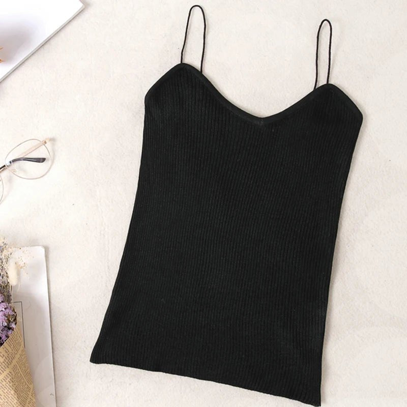 HELIAR Donne Solido Senza Maniche Di Base Crop Top Spaghetti Con Cinturino A O - Collo Canotte Slim Fit Plain Top Per Le Donne 2024 Estate - Sogni di moda - Sogni di moda - 14:193#BLACK;5:200003528 - HELIAR Donne Solido Senza Maniche Di Base Crop Top Spaghetti Con Cinturino A O - Collo Canotte Slim Fit Plain Top Per Le Donne 2024 Estate - Sogni di moda - Sogni di moda - 14:193#BLACK;5:200003528 - 48216290787675 - BLACK - One Size - BLACK - One Size - 