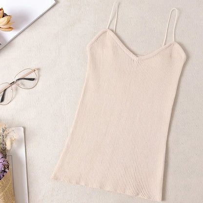HELIAR Donne Solido Senza Maniche Di Base Crop Top Spaghetti Con Cinturino A O - Collo Canotte Slim Fit Plain Top Per Le Donne 2024 Estate - Sogni di moda - Sogni di moda - 14:201447514#APRICOT;5:200003528 - HELIAR Donne Solido Senza Maniche Di Base Crop Top Spaghetti Con Cinturino A O - Collo Canotte Slim Fit Plain Top Per Le Donne 2024 Estate - Sogni di moda - Sogni di moda - 14:201447514#APRICOT;5:200003528 - 48216291049819 - APRICOT - One Size - APRICOT - One Size - 
