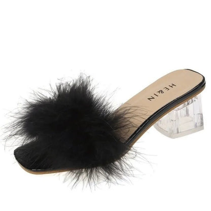 Mules Sandal Women Summer Outdoor Fashion Slippers Square Toe High Heels Office Ladies Feather Slides Chic Classics Furry Shoes - Sogni di moda - Sogni di moda - 14:365615#Creamy - white;200000124:200000898 - Mules Sandal Women Summer Outdoor Fashion Slippers Square Toe High Heels Office Ladies Feather Slides Chic Classics Furry Shoes - Sogni di moda - Sogni di moda - 14:365615#Creamy - white;200000124:200000898 - Mules Sandal Women Summer Outdoor Fashion Slippers Square Toe High Heels Office La