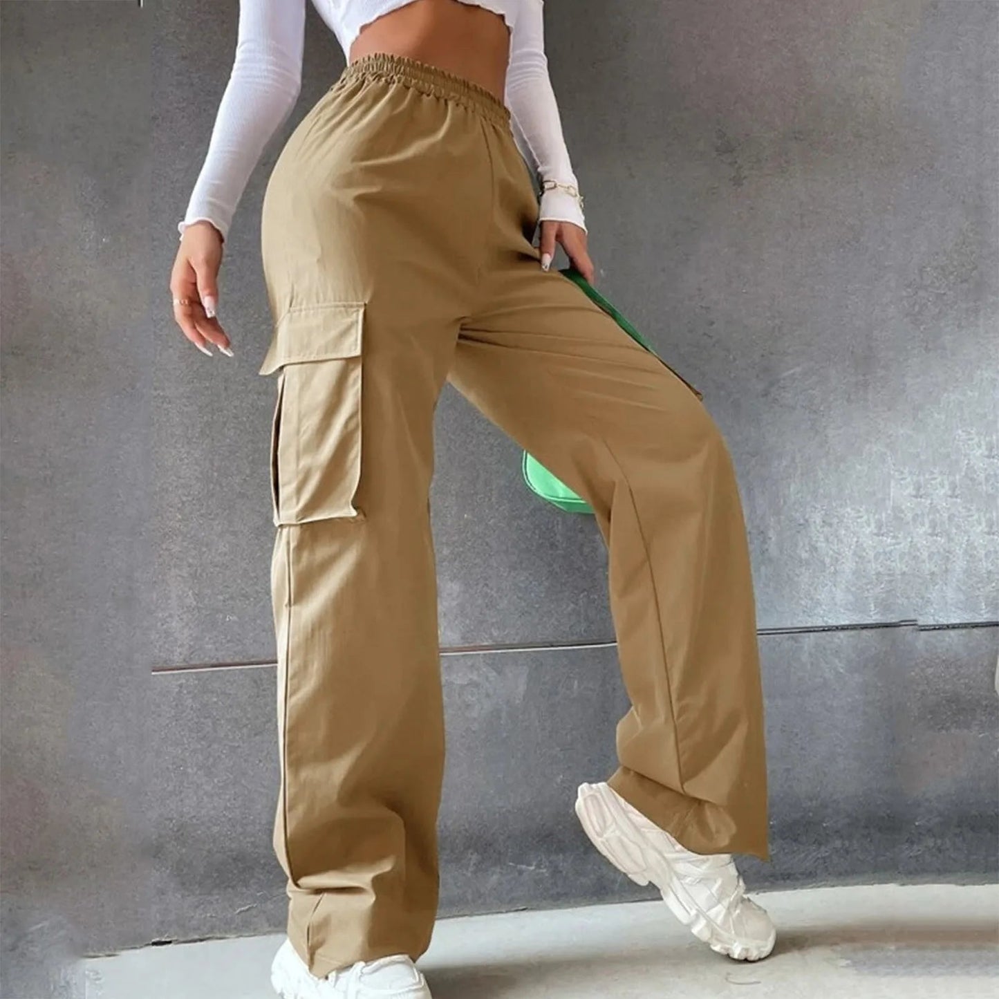 Pantaloni Cargo A Vita Alta - Sogni di moda - Sogni di moda - 14:200001438#Khaki;200007763:201336106;5:100014064#S - Pantaloni Cargo A Vita Alta - Sogni di moda - Sogni di moda - 14:200001438#Khaki;200007763:201336106;5:100014064#S - 48216423235931|48216423301467|48216423367003|48216423432539|48216423498075|48216423563611|48216423989595|48216424022363 - Khaki - S - United States - Khaki - S - United States