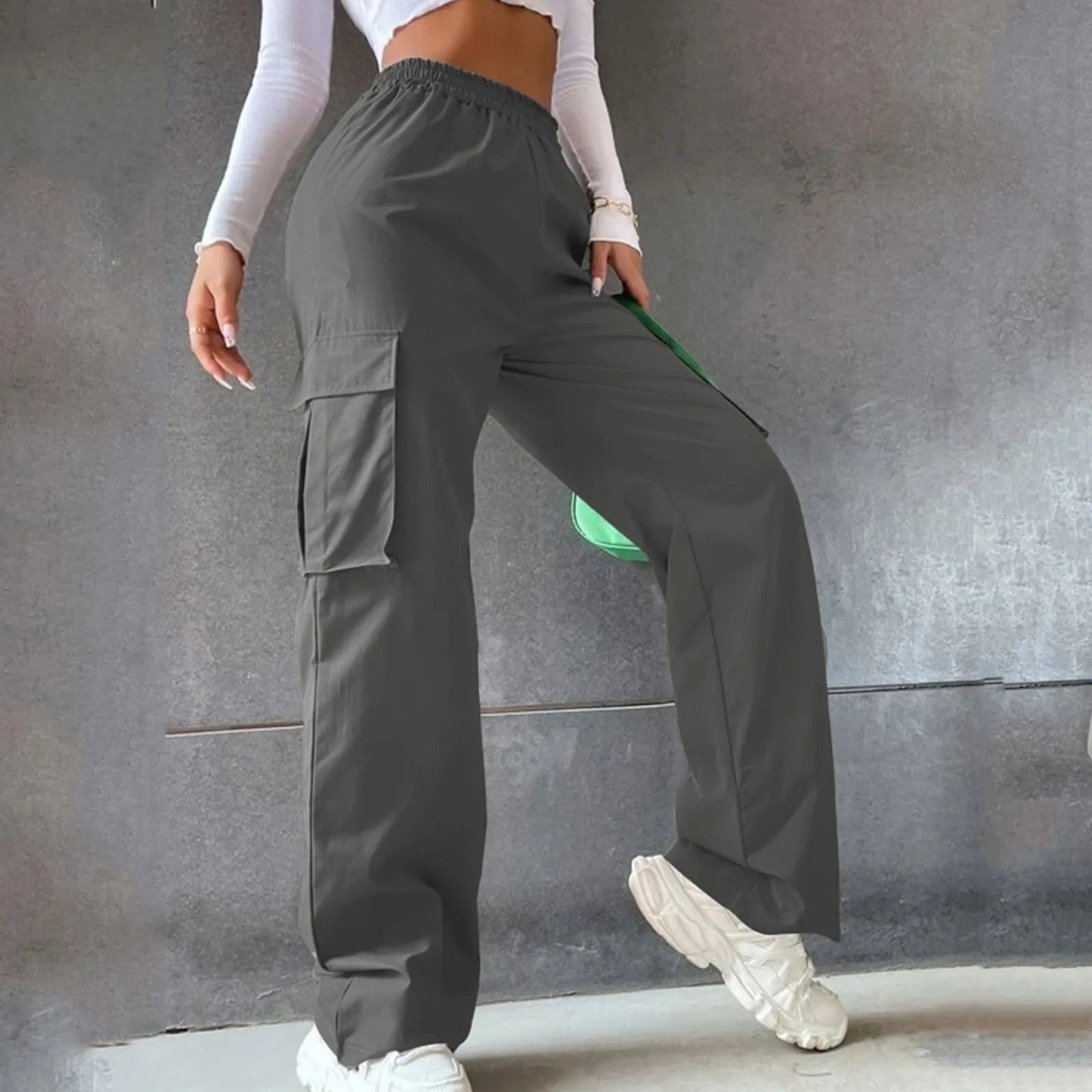 Pantaloni Cargo A Vita Alta - Sogni di moda - Sogni di moda - 14:200004890#Dark Gray;200007763:201336106;5:100014065#XL - Pantaloni Cargo A Vita Alta - Sogni di moda - Sogni di moda - 14:200004890#Dark Gray;200007763:201336106;5:100014065#XL - 48216421892443|48216421925211|48216422285659|48216422318427|48216422351195|48216422416731|48216423891291|48216423956827 - Dark Gray - XL - United States - Dark Gray - XL - United States