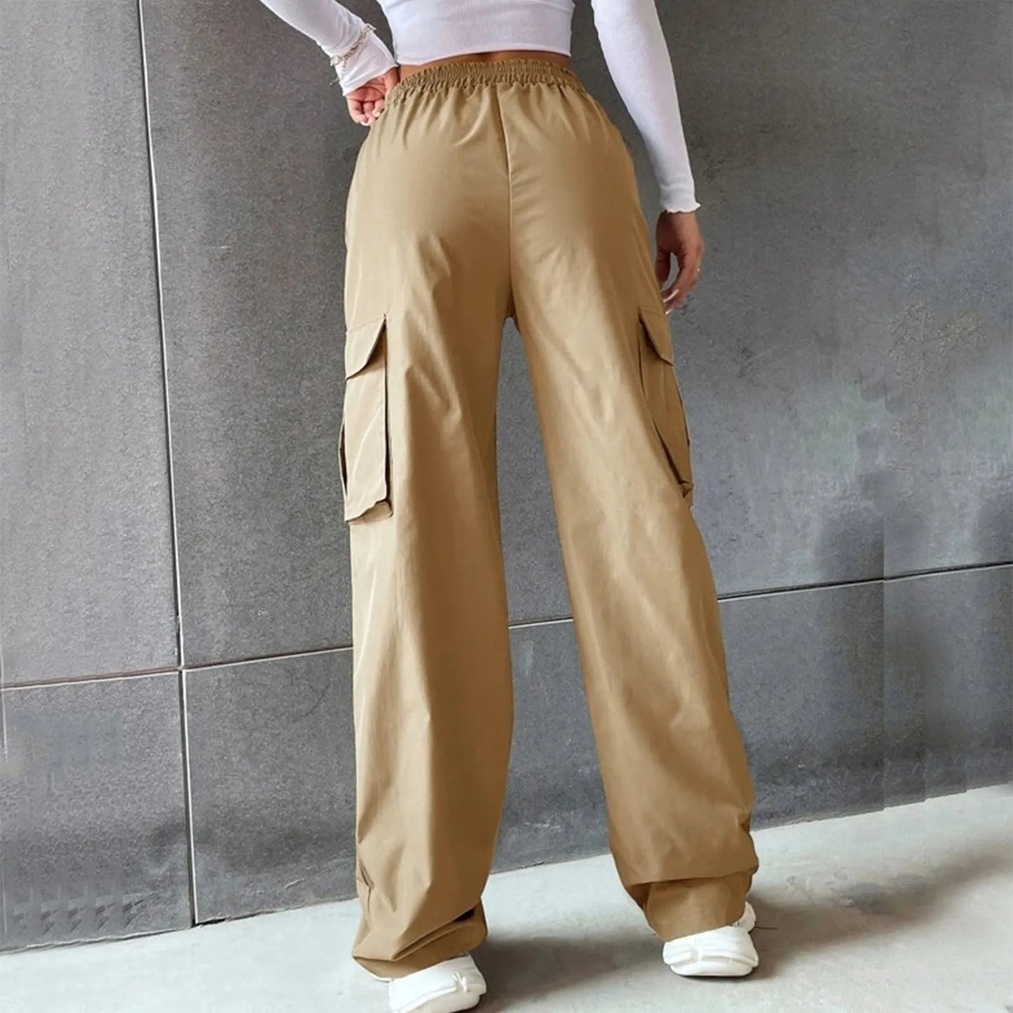 Pantaloni Cargo A Vita Alta - Sogni di moda - Sogni di moda - 14:200844061#Grey;200007763:201336106;5:100014065#XL - Pantaloni Cargo A Vita Alta - Sogni di moda - Sogni di moda - 14:200844061#Grey;200007763:201336106;5:100014065#XL - Pantaloni Cargo A Vita Alta - Sogni di moda - Grey - XL - United States - Grey - XL - United States