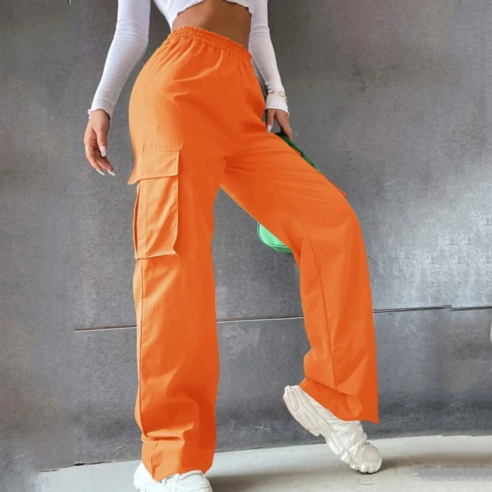 Pantaloni Cargo A Vita Alta - Sogni di moda - Sogni di moda - 14:200844061#Grey;200007763:201336106;5:100014065#XL - Pantaloni Cargo A Vita Alta - Sogni di moda - Sogni di moda - 14:200844061#Grey;200007763:201336106;5:100014065#XL - Pantaloni Cargo A Vita Alta - Sogni di moda - Grey - XL - United States - Grey - XL - United States